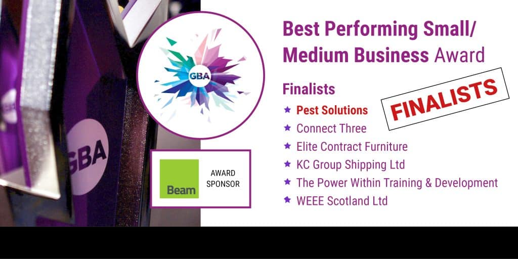 2022 Glasgow Business Awards Finalists - Pest Solutions