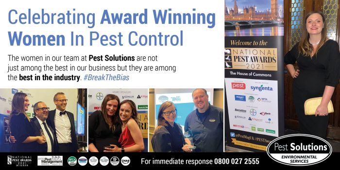Award Winning Women Of The Pest Control Industry - International Womens Day - Pest Solutions