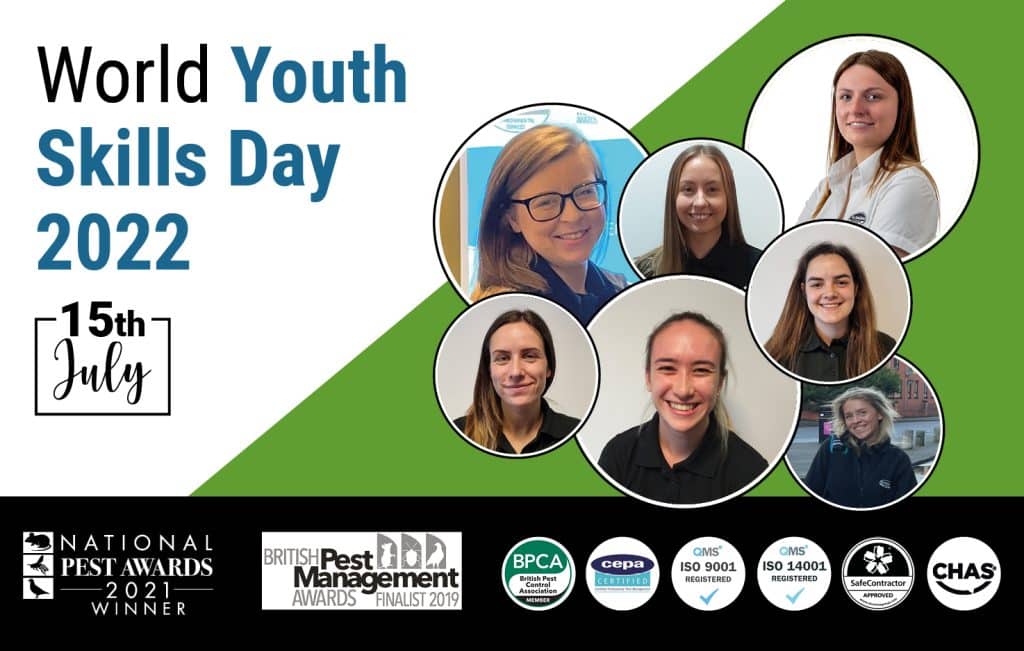 Celebrating Young Pest Professionals - World Youth Skills Day 2022