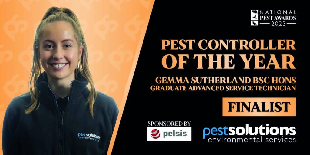 Gemma Sutherland - Pest Controller of the Year - National Pest Awards Finalists 2023