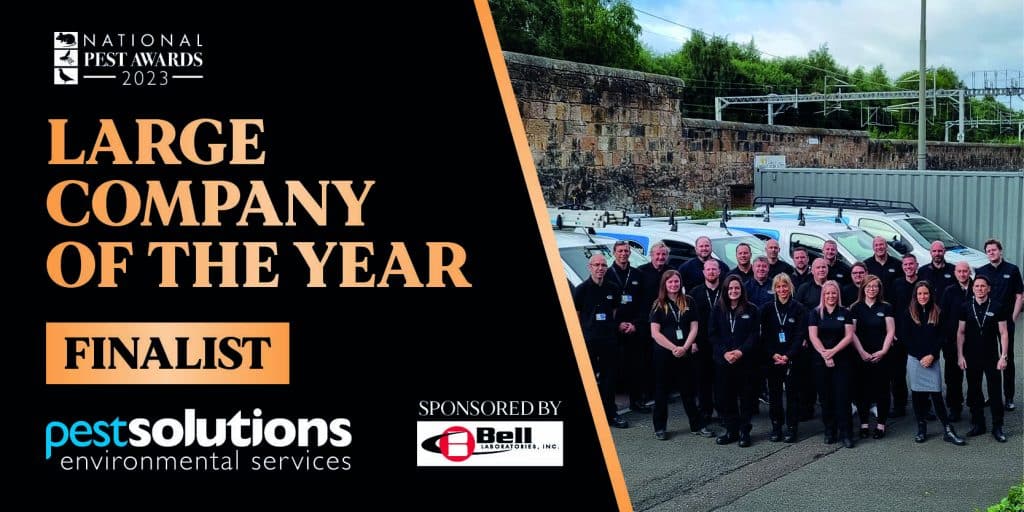 National Pest Awards Finalists 2023 - Large Company of The Year Finalists - Pest Solutions