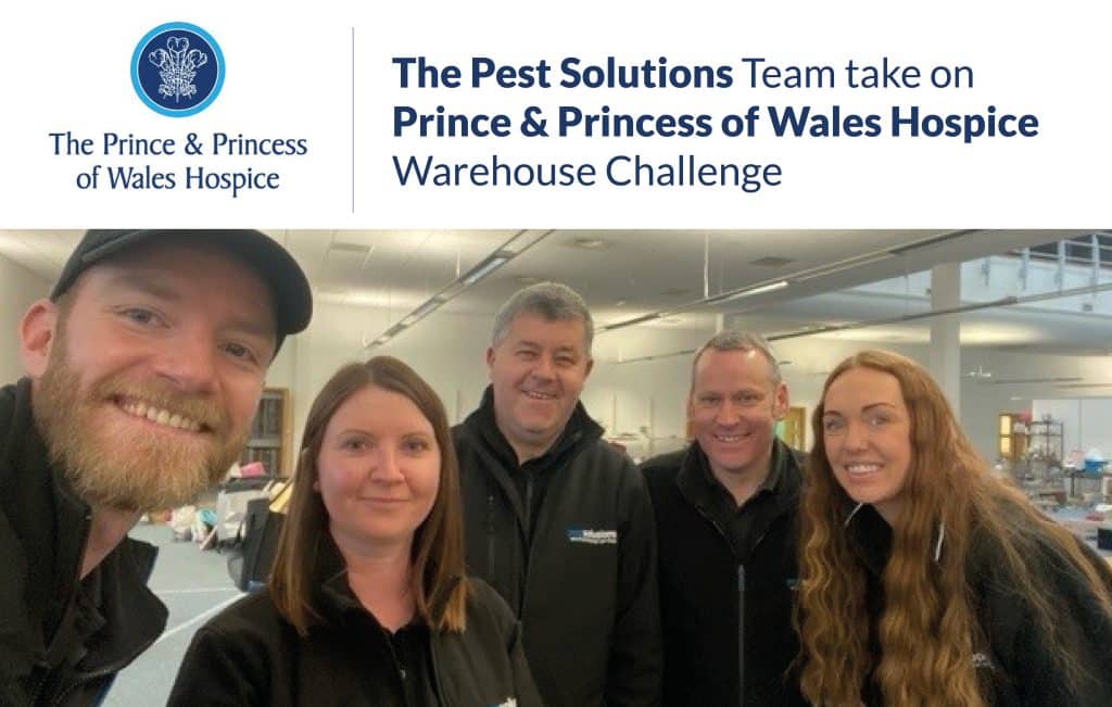 Prince & Princess of Wales Hospice Warehouse Challenge - Pest Solutions
