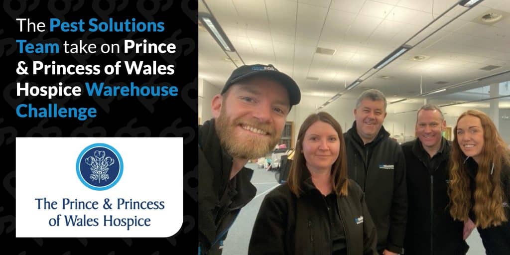 Prince & Princess of Wales Hospice Warehouse Challenge - Pest Solutions Team